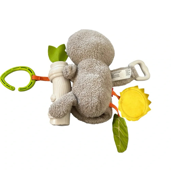 Sloth Plush Fisher-Price Slow Much Fun Stroller Stuffed Animal Toy Babies 0+ - Picture 2 of 3